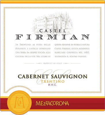 Cabernet Sauvignon Castel Firmian